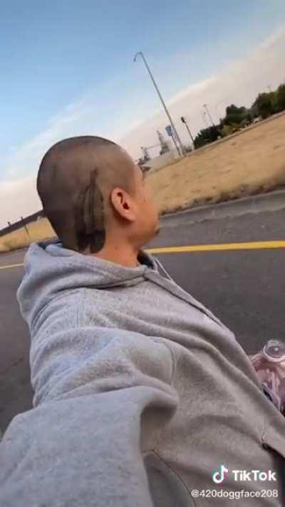 Viral Tiktok of a Longboarder drinking Oceanspray & singing to Fleetwood Mac