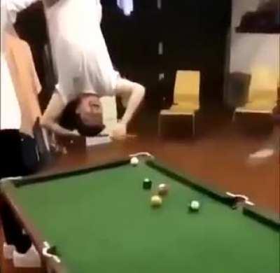 To do a trick shot