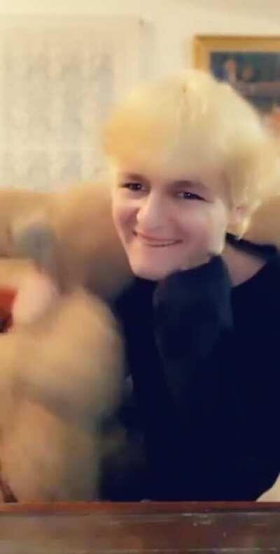 Dominic Schmidt gets freaky with his teddy bear 😉😻🥺