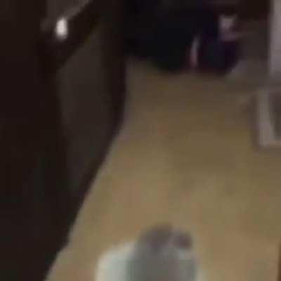 He's probably hanging around the courner