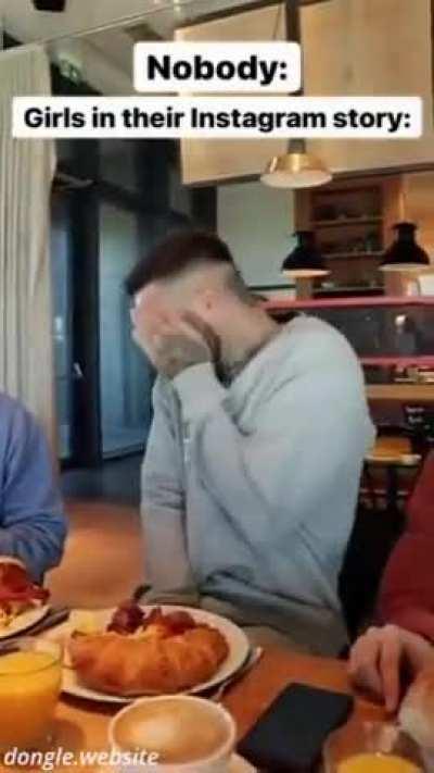 The girls in their IG story