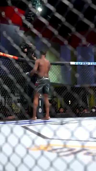 Johnny Walker vs Jamahal Hill (ringside angle)