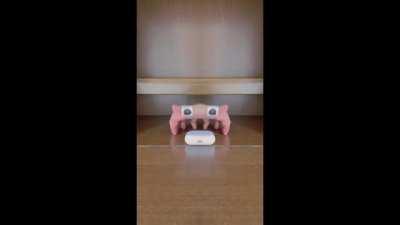 When it flies towards thecamera