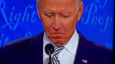 Biden’s face means it all