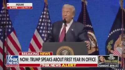 Trump: I think it is the best nine months, they say, of any president, and I really believe that.