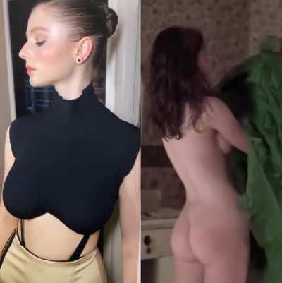 Thomasin Mckenzie is both busty and has a cute booty (On/Off)