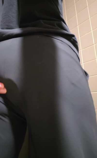 I wonder if people noticed my huge plug bulge at work
