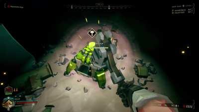 What beautiful fireflies I see in this cave. Wait a second...