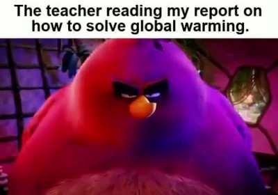 I'll eat less meat and turn off the lights when I walk out of a room. (this will totally solve all our problems)
