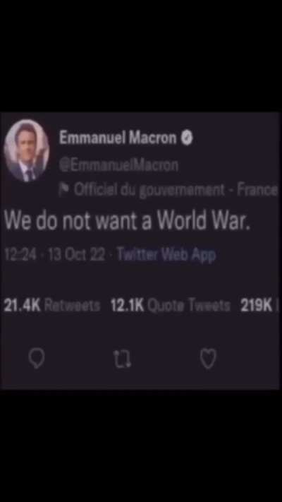 Macron gearing up like: