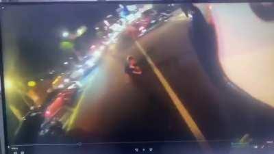 Hold on Ma'am! Your son!