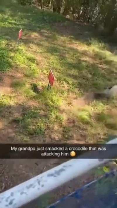 That Grandpa shows his dominance