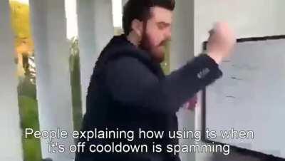 You can't spam ts... it has a long cooldown and it's the only way to get lots of dmg.