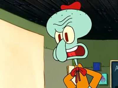 Squidward is a men of culture