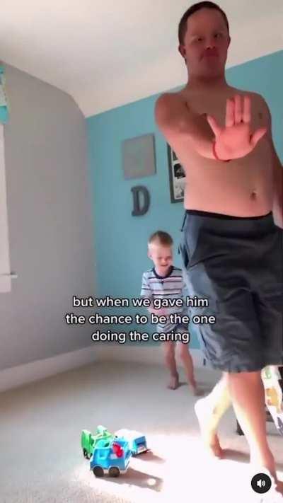 an uncle and nephew growing up together