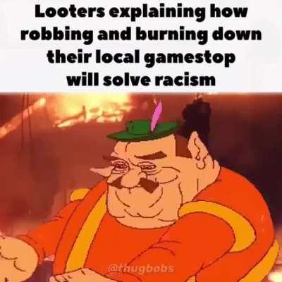 Zelda CDI merchant dancing while singing Thanos beat boxing.