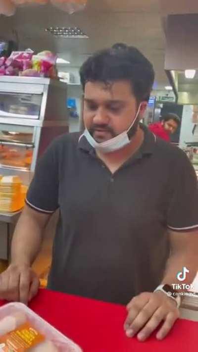 Making a store owner think he is in danger for likes