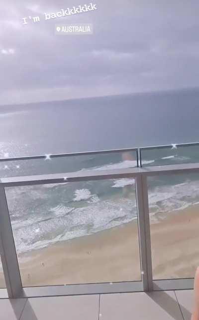 Sydney back in Australia | IG story January 2024