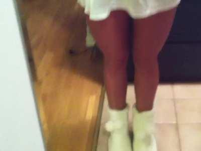 It's so cute how she wriggles her toes