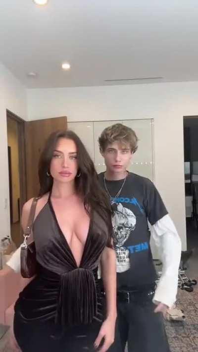 Stassie via tiktok with Jaden 