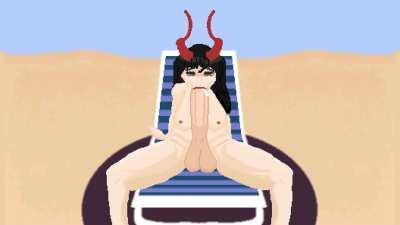 Futa Devil Girl Auto Fellatio Oral Creampie (OC by LoopyShark) Please consider supporting my game on Patreon!