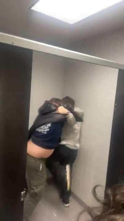 Highschool bathroom fight