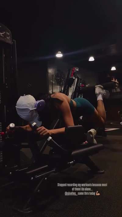 Becky working out yesterday in the gym (8/8/2025)