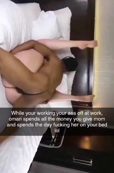 Some men from Kenya moved in next door, first they got your sister but you didn't think your mom would fall, till you saw your mom flirting with one of the younger ones, your sister recorded her the next day and sent you this, now you spend the rest of th