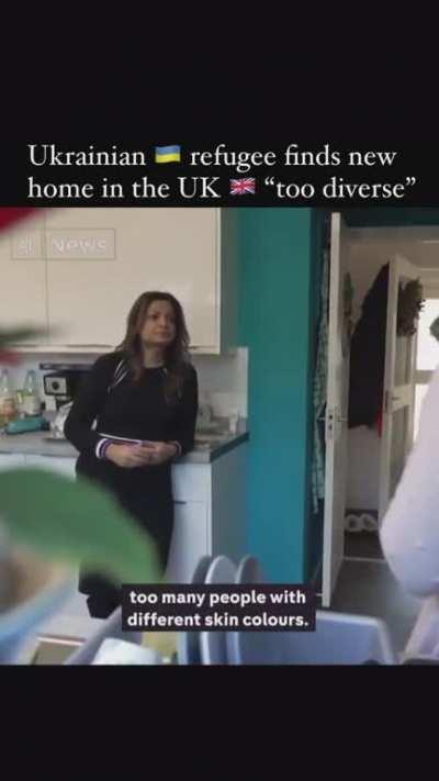 When you just got into a safe environment from war but your biggest concern is “too much diversity”