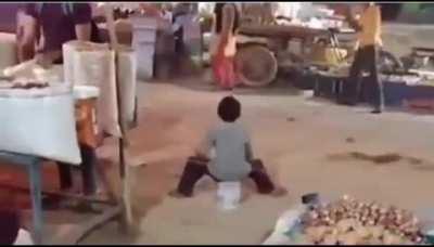 His reaction is the best...