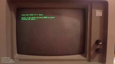 Booting PC from a vinyl record