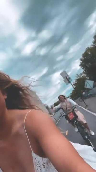 Beauty and a bicycle