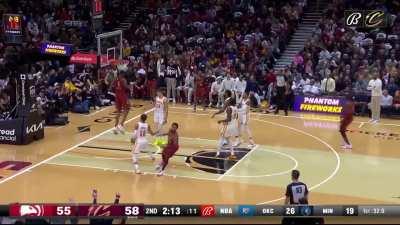 [Highlight] Some Spectacular ball movement by the Cavs leads to an alley-oop from Mitchell to Mobley.