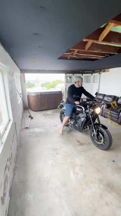 Just a guy being a dude about moving heavy stuff (OC)