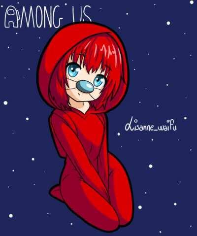 [OC] If the characters in among us were anime girls by Lisanne_waifu on Instagram