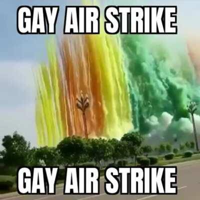 Holesome drone stricke!