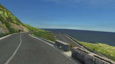 Keep a nice line through the hairpin.