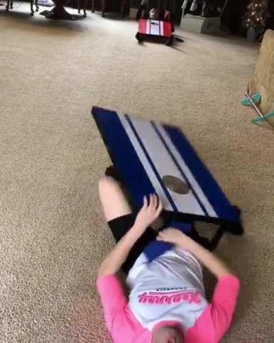 HMPT after I Play a Game of Cornhole