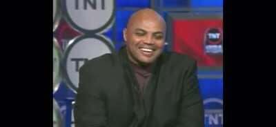 Charles Barkley reading whatever’s on the teleprompter