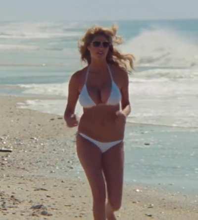 Kate Upton bouncing on the beach - a classic