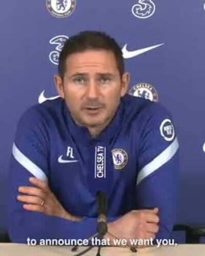 Frank’s final statement in charge of London Blue 😢