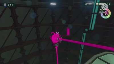 I was just screwing around, replaying the octo expansion, AND THE INK RAILS DID THIS (don’t mind the crunchy audio, change flair if needed)
