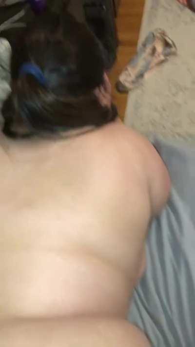 Chatting with Tinder matches while hubby fucks me!