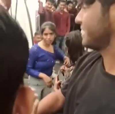 Normal day in Delhi metro