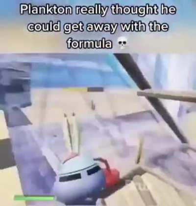 Mr Krabs vs Plankton in Fortnite battle royale 💀