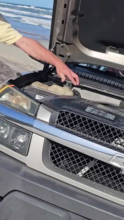 Not reading the warnings after overheating the truck.