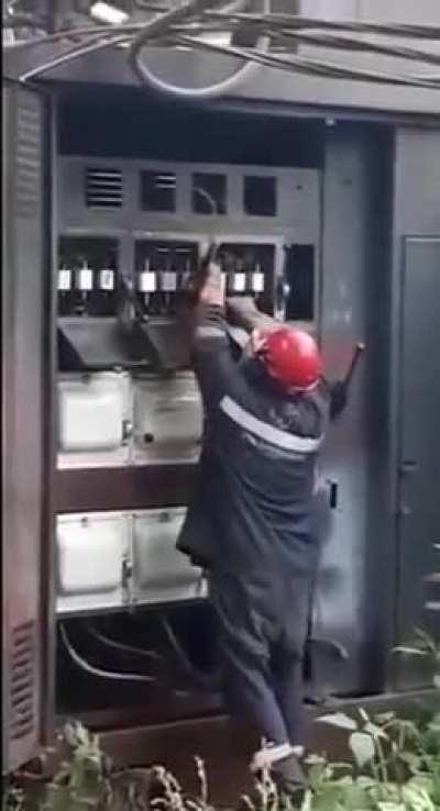 Meanwhile, at a sub-station in Russia . . .