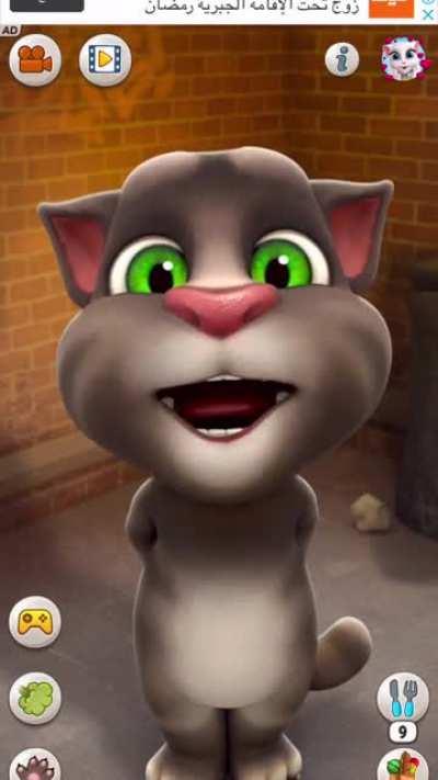 Talking Tom Stop Breathing