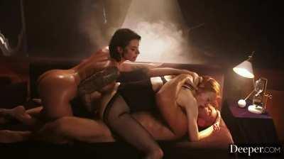 Maitland Ward, Ivy Lebelle and Manuel Ferrera: Intense Threesome!