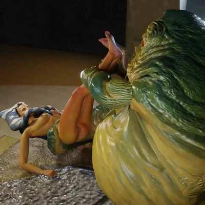 Jabba licks Ahsoka's feet (PN34)